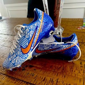 Nike Youth Blue and Orange Soccer Cleats